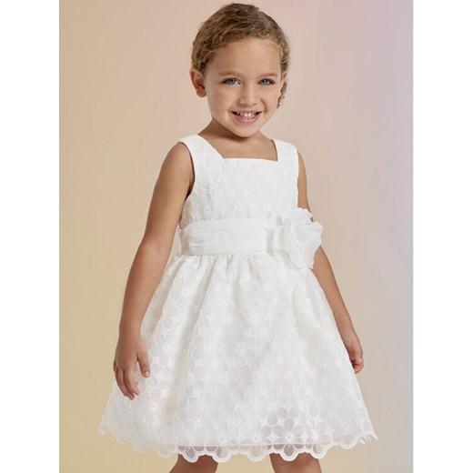 Abel & Lula Sukienka elegancka 5044 Biały Regular Fit ze sklepu MODIVO w kategorii Sukienki dziewczęce - zdjęcie 182699362