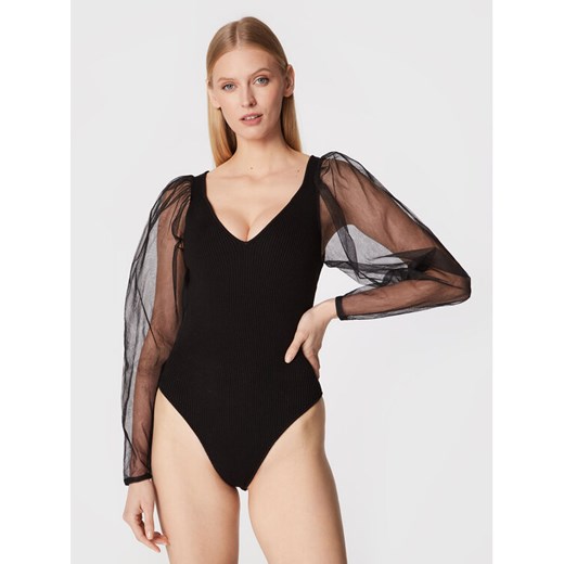TWINSET Body 222TT3105 Czarny Slim Fit ze sklepu MODIVO w kategorii Bluzki damskie - zdjęcie 182699424