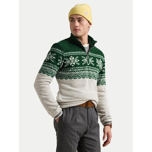 Polo Ralph Lauren Sweter 710952261001 Zielony Regular Fit ze sklepu MODIVO w kategorii Swetry męskie - zdjęcie 182699510