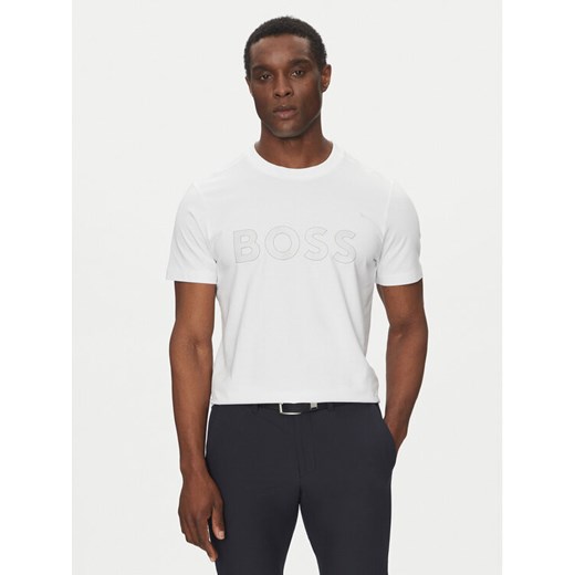 BOSS T-Shirt TL Logo 50535170 Biały Regular Fit ze sklepu MODIVO w kategorii T-shirty męskie - zdjęcie 182699530