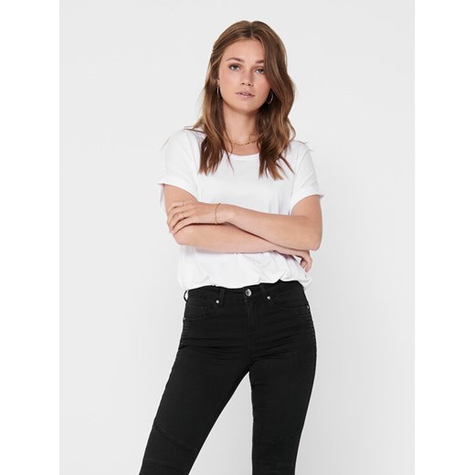 ONLY T-Shirt Moster 15106662 Biały Loose Fit ze sklepu MODIVO w kategorii Bluzki damskie - zdjęcie 182699583