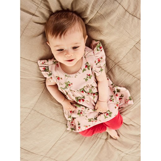 NAME IT Legginsy 13217452 Czerwony Regular Fit ze sklepu MODIVO w kategorii Legginsy niemowlęce - zdjęcie 182699593
