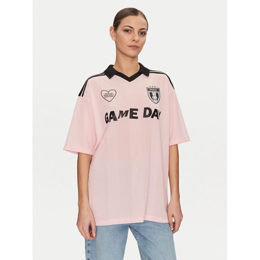 HUGO T-Shirt 50537456 Różowy Relaxed Fit ze sklepu MODIVO w kategorii Bluzki damskie - zdjęcie 182699623