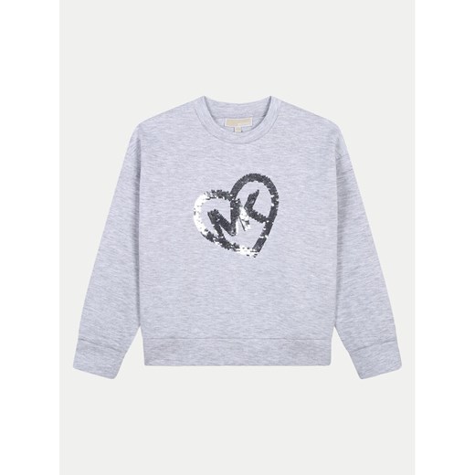 MICHAEL KORS KIDS Bluza R30148 M Szary Regular Fit ze sklepu MODIVO w kategorii Bluzy dziewczęce - zdjęcie 182699634