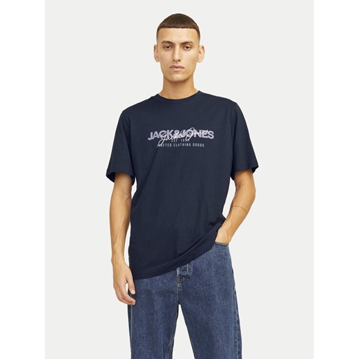 Jack&Jones T-Shirt Alvis 12256803 Granatowy Standard Fit S MODIVO