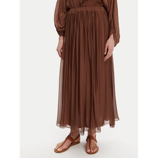 ViCOLO Spódnica midi TD0022 Brązowy Regular Fit ze sklepu MODIVO w kategorii Spódnice - zdjęcie 182699701