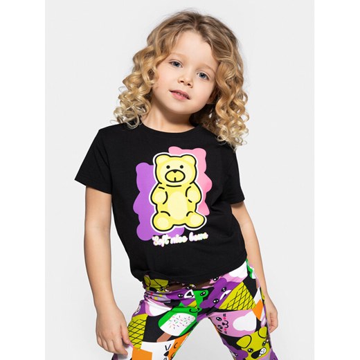 Coccodrillo T-Shirt WC4143201JPK Czarny Regular Fit ze sklepu MODIVO w kategorii Bluzki dziewczęce - zdjęcie 182699704
