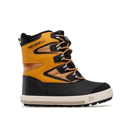 Merrell Śniegowce Snow Bank 3.0 Wtrpf MK265185 Czarny ze sklepu MODIVO w kategorii Buty zimowe dziecięce - zdjęcie 182699714
