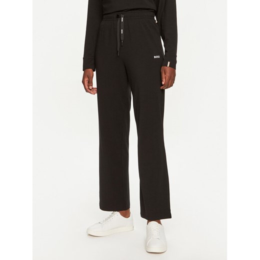 Boss Spodnie dresowe 50520148 Czarny Relaxed Fit ze sklepu MODIVO w kategorii Spodnie damskie - zdjęcie 182699723