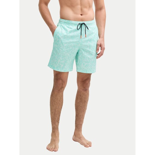 Tom Tailor Szorty kąpielowe 1045070 Zielony Regular Fit ze sklepu MODIVO w kategorii Kąpielówki - zdjęcie 182699731