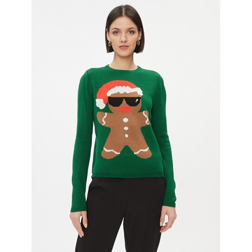 ONLY Sweter 15303268 Zielony Regular Fit ze sklepu MODIVO w kategorii Swetry damskie - zdjęcie 182699763