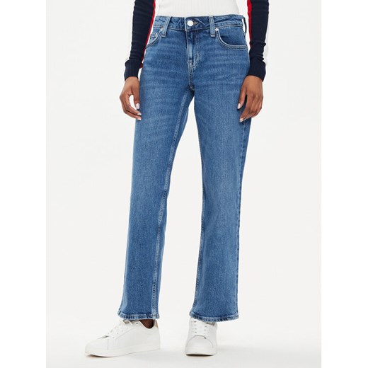 Tommy Jeans Jeansy Sophie DW0DW19263 Niebieski Straight Fit ze sklepu MODIVO w kategorii Jeansy damskie - zdjęcie 182699802