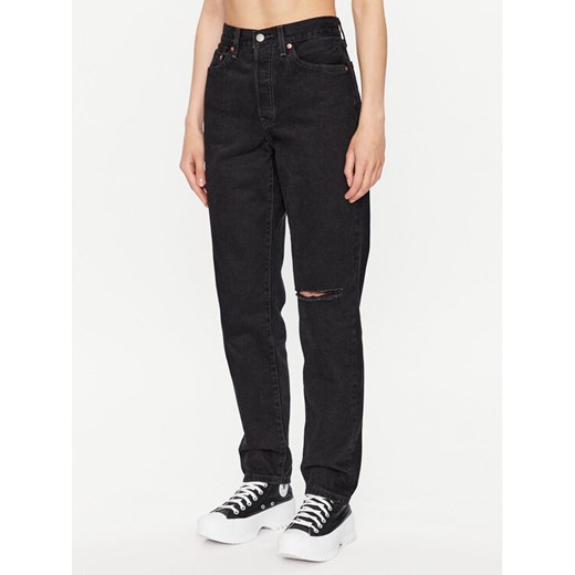 Levi's® Jeansy 501® '81 A4699-0012 Czarny Tapered Fit ze sklepu MODIVO w kategorii Jeansy damskie - zdjęcie 182699833