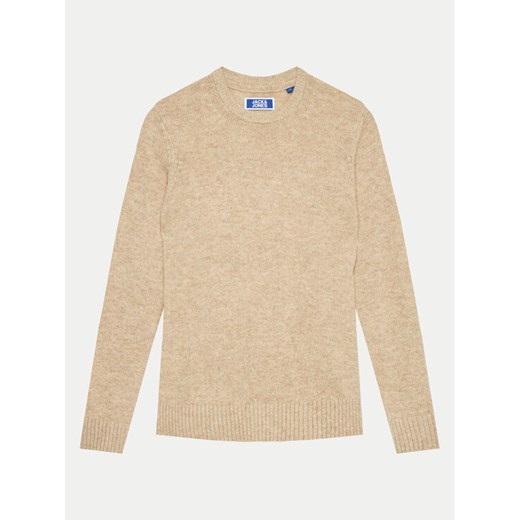 Jack&Jones Junior Sweter 12262998 Beżowy Standard Fit ze sklepu MODIVO w kategorii Swetry dziewczęce - zdjęcie 182699860