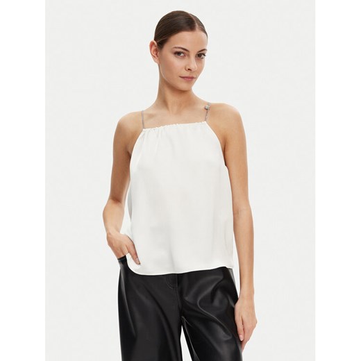HUGO Top Cebena 50536436 Biały Regular Fit ze sklepu MODIVO w kategorii Bluzki damskie - zdjęcie 182699874
