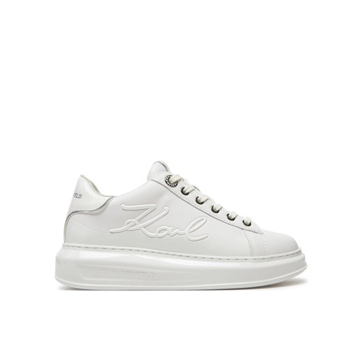 KARL LAGERFELD Sneakersy Kapri KL62548F Biały ze sklepu MODIVO w kategorii Buty sportowe damskie - zdjęcie 182699901
