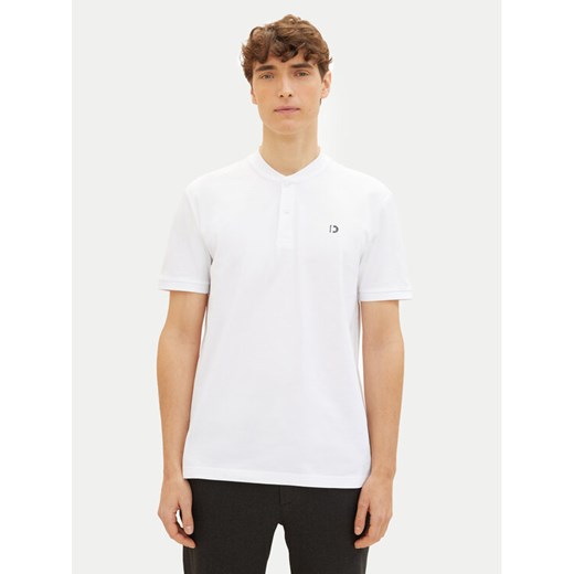 Tom Tailor Denim Polo 1041183 Biały Regular Fit ze sklepu MODIVO w kategorii T-shirty męskie - zdjęcie 182699934