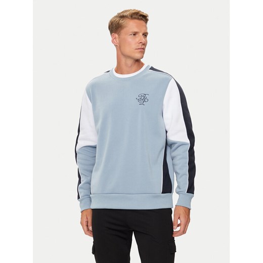 Brave Soul Bluza MSS-516MERJEM Niebieski Regular Fit ze sklepu MODIVO w kategorii Bluzy męskie - zdjęcie 182699962