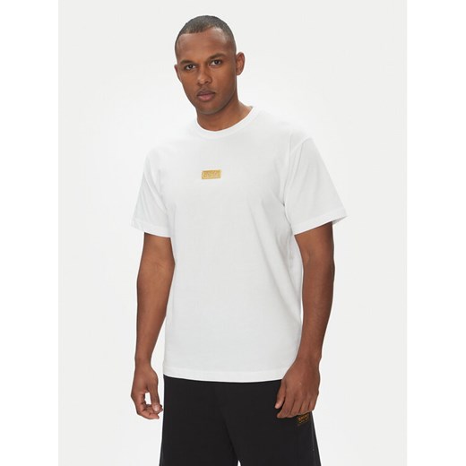 Versace Jeans Couture T-Shirt 78GAHT08 Biały Regular Fit ze sklepu MODIVO w kategorii T-shirty męskie - zdjęcie 182699973
