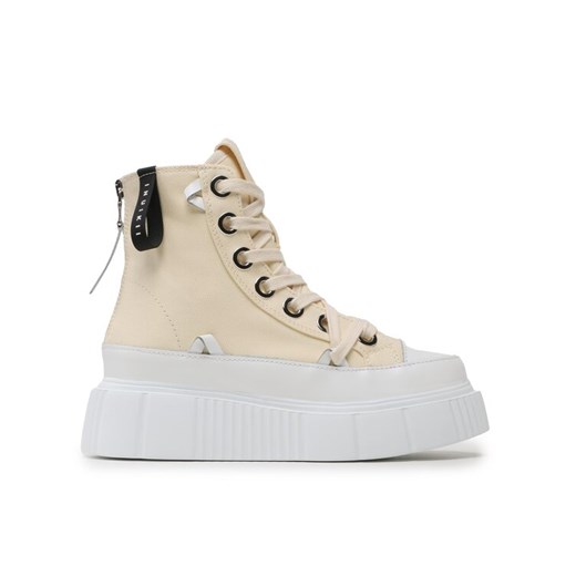 Inuikii Sneakersy Matilda Canvas 30103-024 Beżowy ze sklepu MODIVO w kategorii Trampki damskie - zdjęcie 182700012