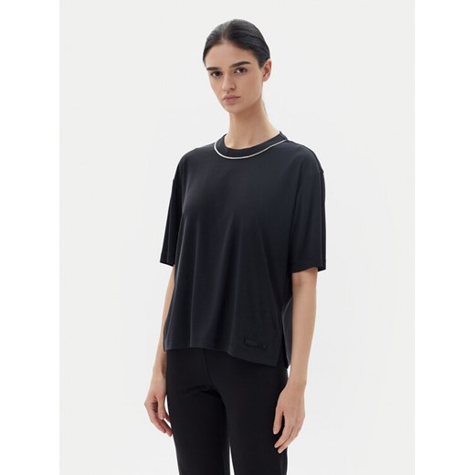 EA7 Emporio Armani T-Shirt 7W000340 AF12956 UC001 Czarny Oversize ze sklepu MODIVO w kategorii Bluzki damskie - zdjęcie 182700013