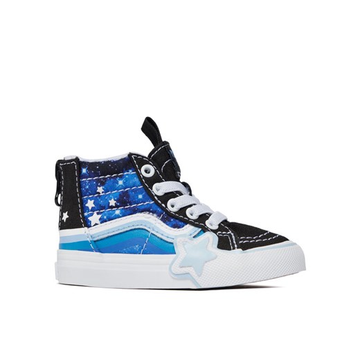 Vans Sneakersy Sk8-Hi Zip Rainbow Star VN000BVNY611 Czarny ze sklepu MODIVO w kategorii Trampki dziecięce - zdjęcie 182700072