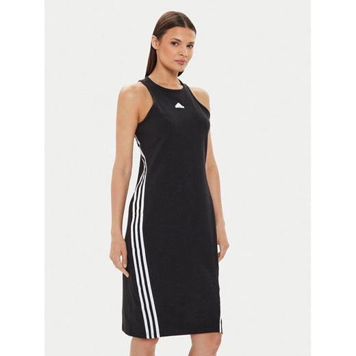 adidas Sukienka codzienna Future Icons 3-Stripes IP1575 Czarny Regular Fit S MODIVO