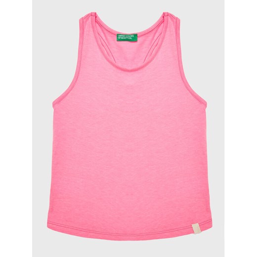 United Colors Of Benetton Top 37YKGH00F Różowy Regular Fit ze sklepu MODIVO w kategorii Koszulki niemowlęce - zdjęcie 182700154