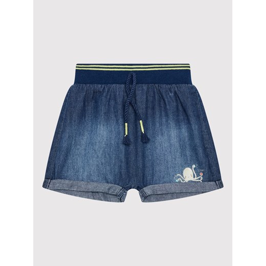 United Colors Of Benetton Szorty jeansowe 4DHJA9004 Niebieski Regular Fit ze sklepu MODIVO w kategorii Spodenki niemowlęce - zdjęcie 182700172