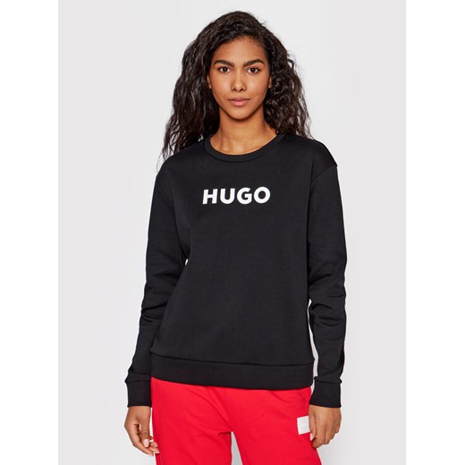 Hugo Bluza 50470571 Czarny Regular Fit S MODIVO