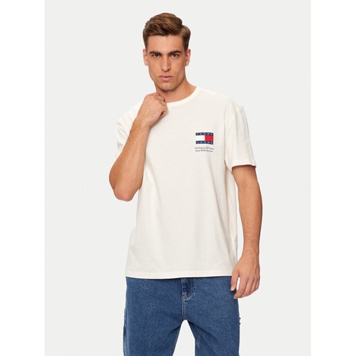 Tommy Jeans T-Shirt Fun Novelty DM0DM19686 Écru Regular Fit ze sklepu MODIVO w kategorii T-shirty męskie - zdjęcie 182700212