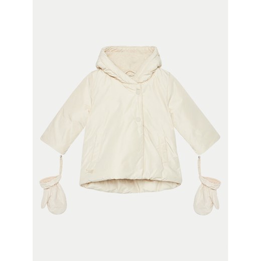 Coccodrillo Kurtka zimowa ZC4152102OGN Écru Regular Fit ze sklepu MODIVO w kategorii Kurtki dziewczęce - zdjęcie 182700250