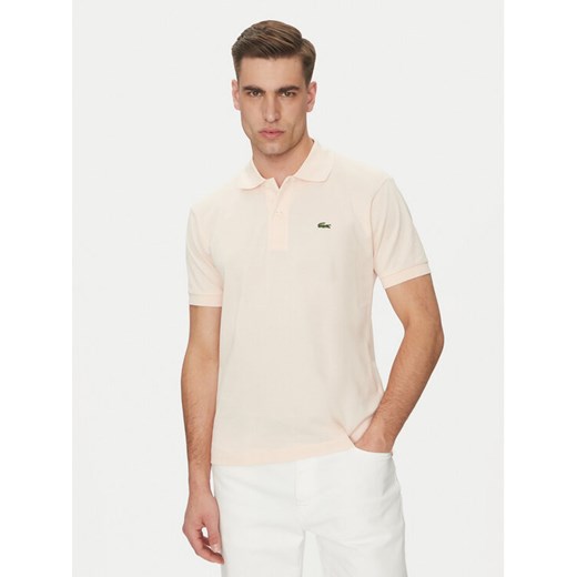 Lacoste Polo L1212 Beżowy Regular Fit ze sklepu MODIVO w kategorii T-shirty męskie - zdjęcie 182700281