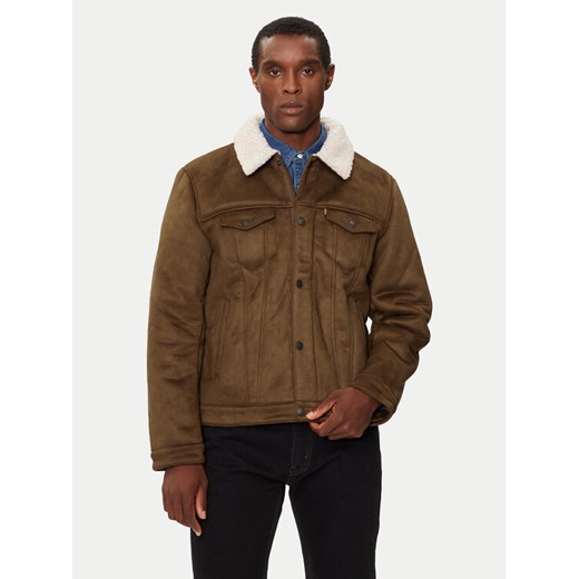 Levi's® Kożuch 001YT-0001 Brązowy Regular Fit ze sklepu MODIVO w kategorii Kurtki męskie - zdjęcie 182700311