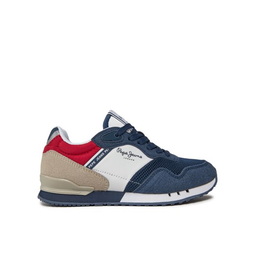 Pepe Jeans Sneakersy London Urban B PBS40002 Granatowy ze sklepu MODIVO w kategorii Buty sportowe dziecięce - zdjęcie 182700321