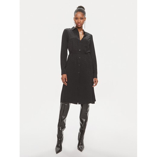 Pinko Sukienka koszulowa Alicia 100126 A01P Czarny Regular Fit Pinko 44 MODIVO
