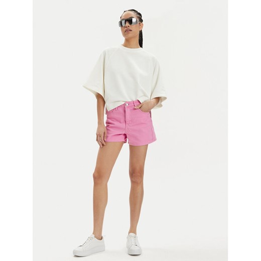 Lee Bluzka 112350752 Écru Relaxed Fit ze sklepu MODIVO w kategorii Bluzki damskie - zdjęcie 182700370