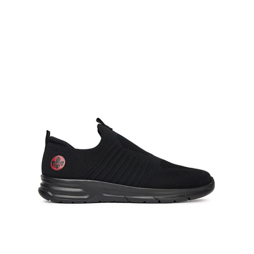 Rieker Sneakersy B7365-00 Czarny ze sklepu MODIVO w kategorii Buty sportowe męskie - zdjęcie 182700390