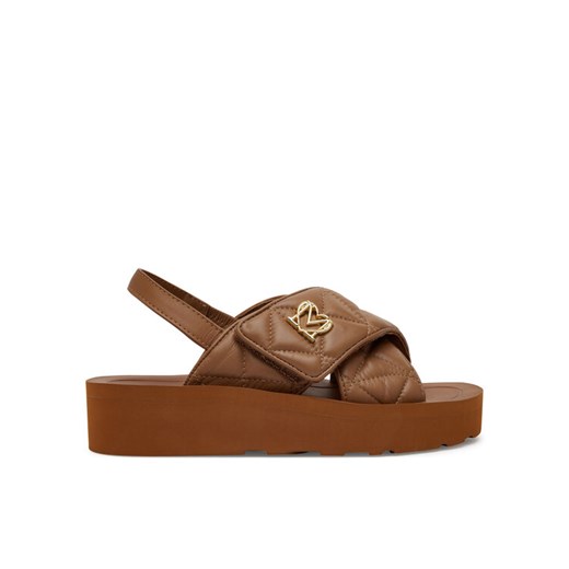 LOVE MOSCHINO Sandały JA16044I1MIE0201 Brązowy ze sklepu MODIVO w kategorii Sandały damskie - zdjęcie 182700391