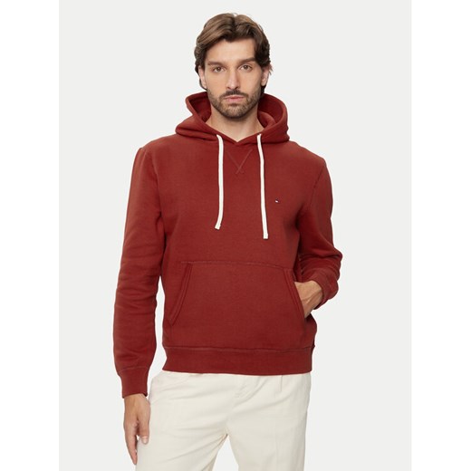Tommy Hilfiger Bluza Essential MW0MW37230 Czerwony Regular Fit ze sklepu MODIVO w kategorii Bluzy męskie - zdjęcie 182700460