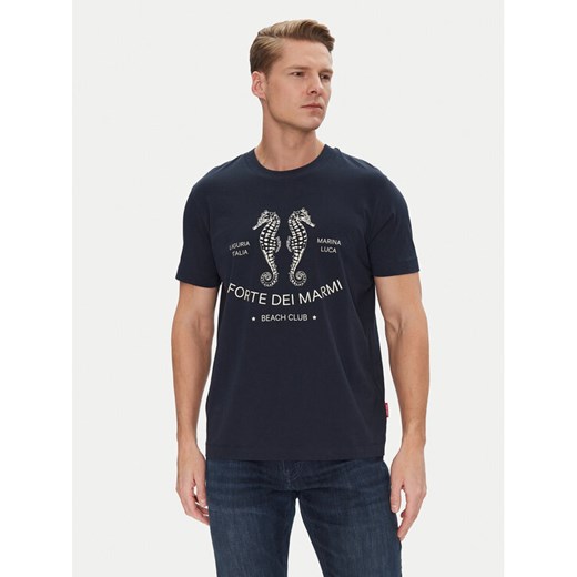JOOP! Jeans T-Shirt 15 JJJ-25Almir 30045693 Granatowy Modern Fit ze sklepu MODIVO w kategorii T-shirty męskie - zdjęcie 182700500