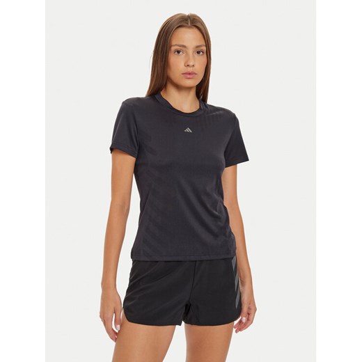 adidas Koszulka techniczna HIIT Airchill Training IX0631 Czarny Regular Fit ze sklepu MODIVO w kategorii Bluzki damskie - zdjęcie 182700503