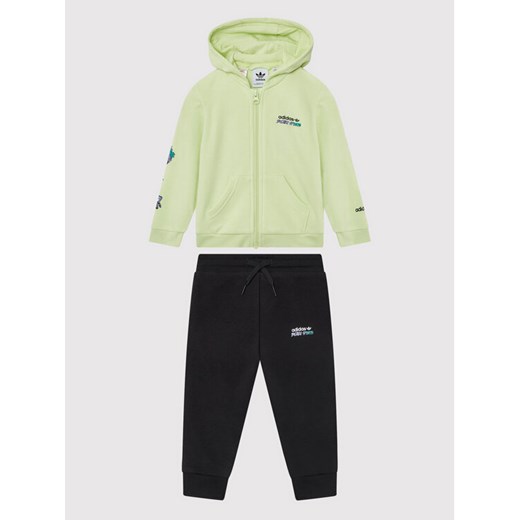 adidas Dres Graphic HE6913 Zielony Regular Fit ze sklepu MODIVO w kategorii Dresy dla niemowlaka - zdjęcie 182700554