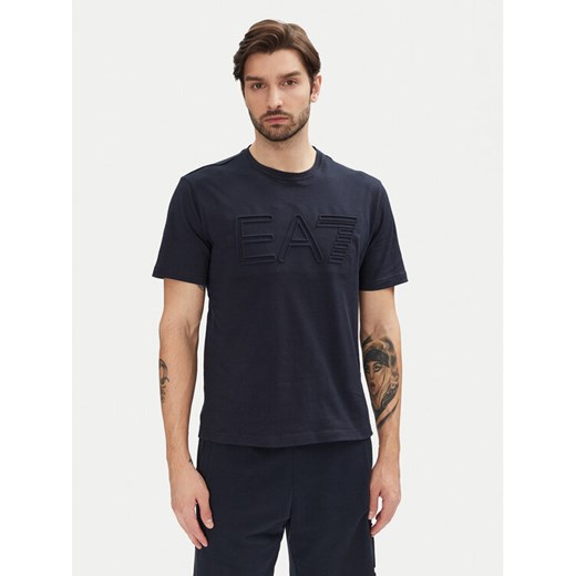 EA7 Emporio Armani T-Shirt 7M000149 AF14772 UB102 Granatowy Regular Fit ze sklepu MODIVO w kategorii T-shirty męskie - zdjęcie 182700752