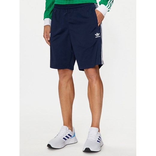 adidas Szorty sportowe adicolor Firebird IM9422 Granatowy Regular Fit ze sklepu MODIVO w kategorii Spodenki męskie - zdjęcie 182700823