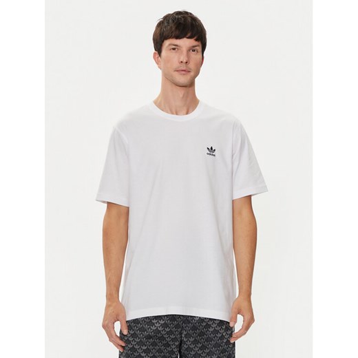 adidas T-Shirt Trefoil Essentials IZ2098 Biały Regular Fit ze sklepu MODIVO w kategorii T-shirty męskie - zdjęcie 182700862