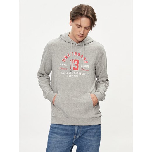 Only & Sons Bluza Lenny 22028594 Szary Regular Fit ze sklepu MODIVO w kategorii Bluzy męskie - zdjęcie 182700921