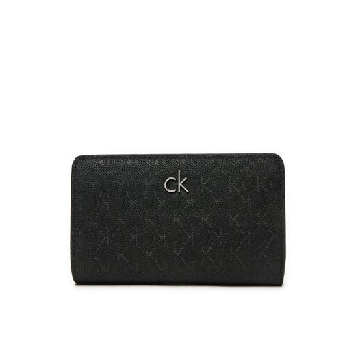 Calvin Klein Mały Portfel Damski Ck Daily Medium Bifold_Mono K60K612824 Czarny ze sklepu MODIVO w kategorii Portfele damskie - zdjęcie 182700924