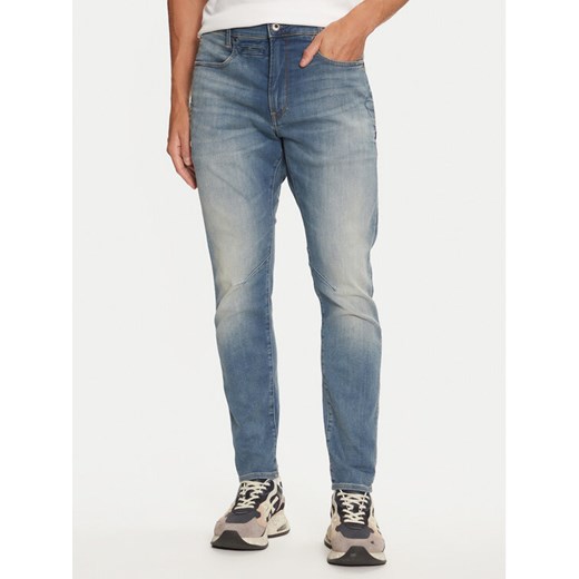 G-Star Raw Jeansy D05385-8968-071 Granatowy Slim Fit ze sklepu MODIVO w kategorii Jeansy męskie - zdjęcie 182700960
