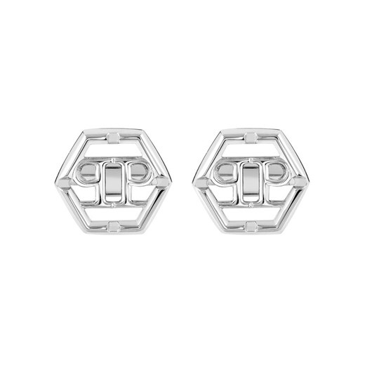 PHILIPP PLEIN Spinki do mankietów Plein Icon PJ9AA10CU Srebrny ze sklepu MODIVO w kategorii Spinki do mankietów - zdjęcie 182701000
